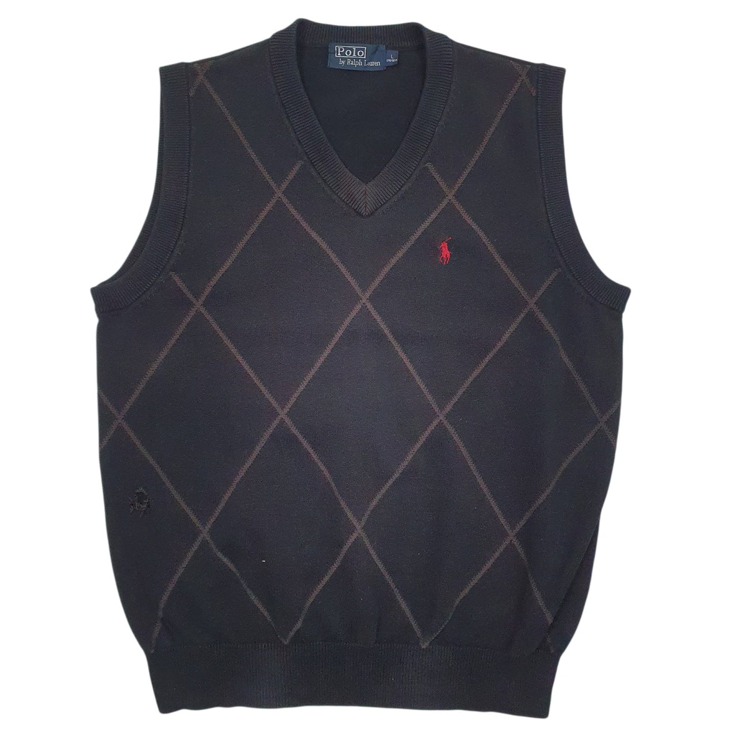 Mens Black Polo Ralph Lauren  Vest Jumper