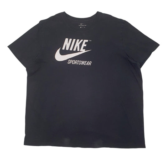 Mens Black Nike Spellout Short Sleeve T Shirt