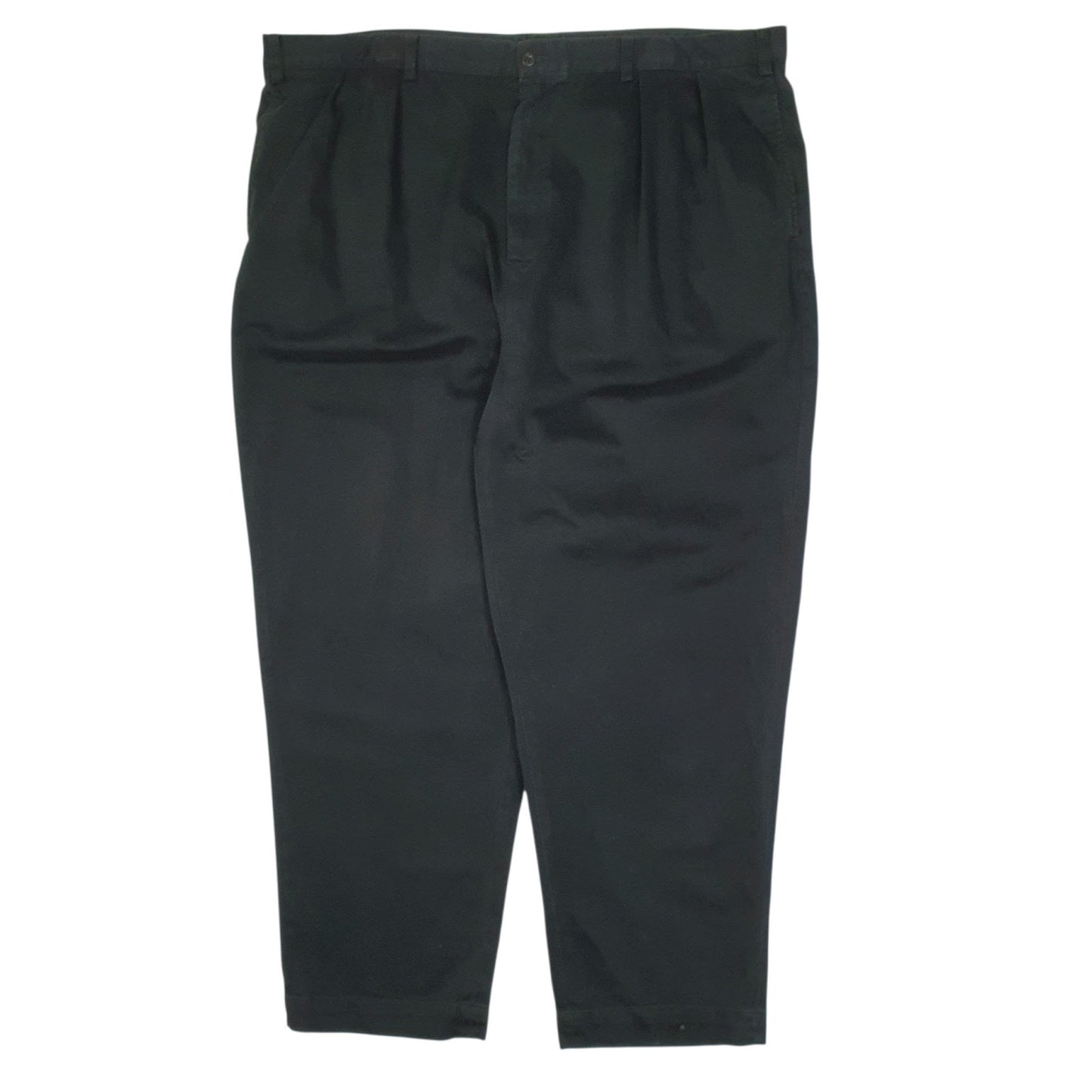 Mens Black Polo Ralph Lauren Andrew Pant Double Pleated Chino Trousers