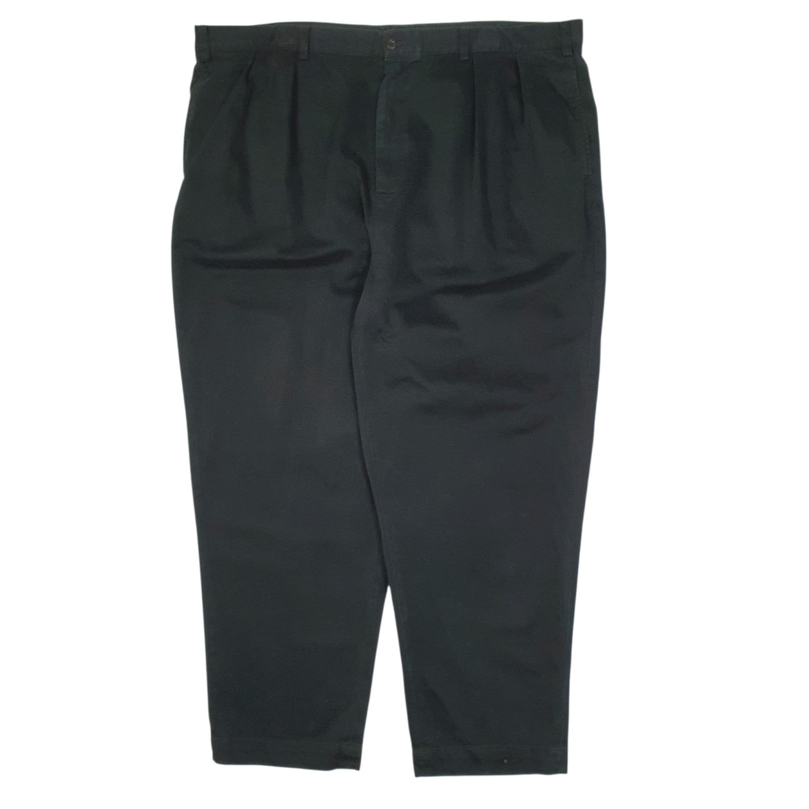 Mens Black Polo Ralph Lauren Andrew Pant Double Pleated Chino Trousers