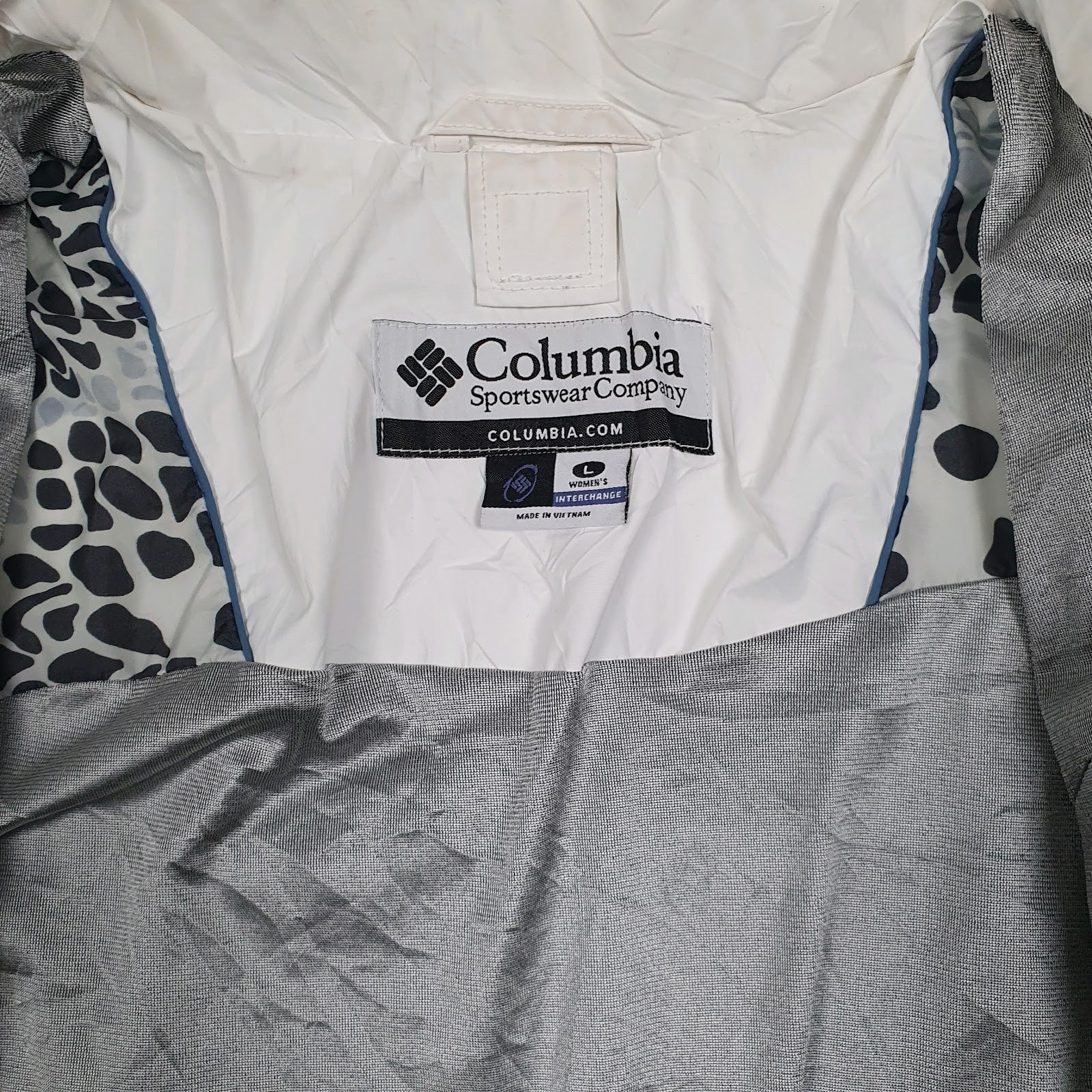 Womens Blue Columbia Sportswear Company   Coat