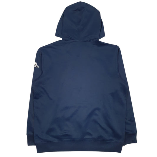 Mens Navy Adidas Brunswick Baseball Hoodie Jumper