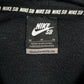 Mens Black Nike Spellout Skateboarding Hoodie Jumper