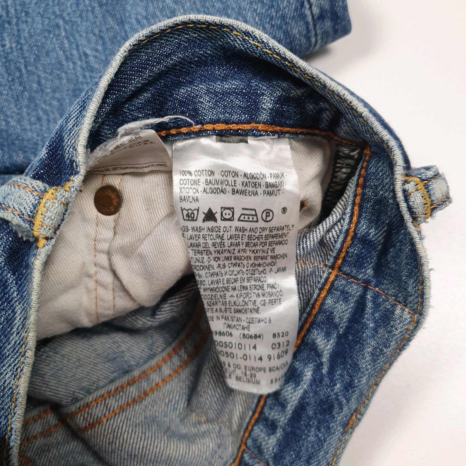 Mens Blue Levis   Jeans