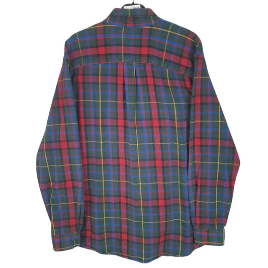 Mens Green L.L.Bean Flannel  Shirt