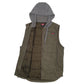 Mens Green Wrangler Workwear Padded  Coat