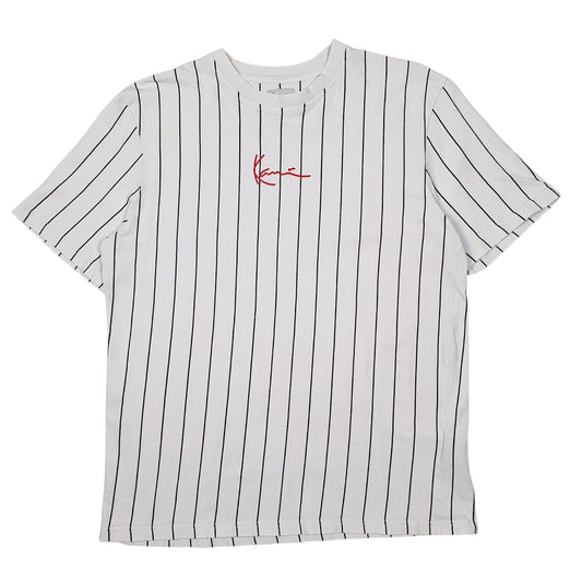 Mens White Karl Kani  Short Sleeve T Shirt