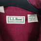 Mens Burgundy L.L.Bean Chamois Vintage 90s Made In USA  Shirt