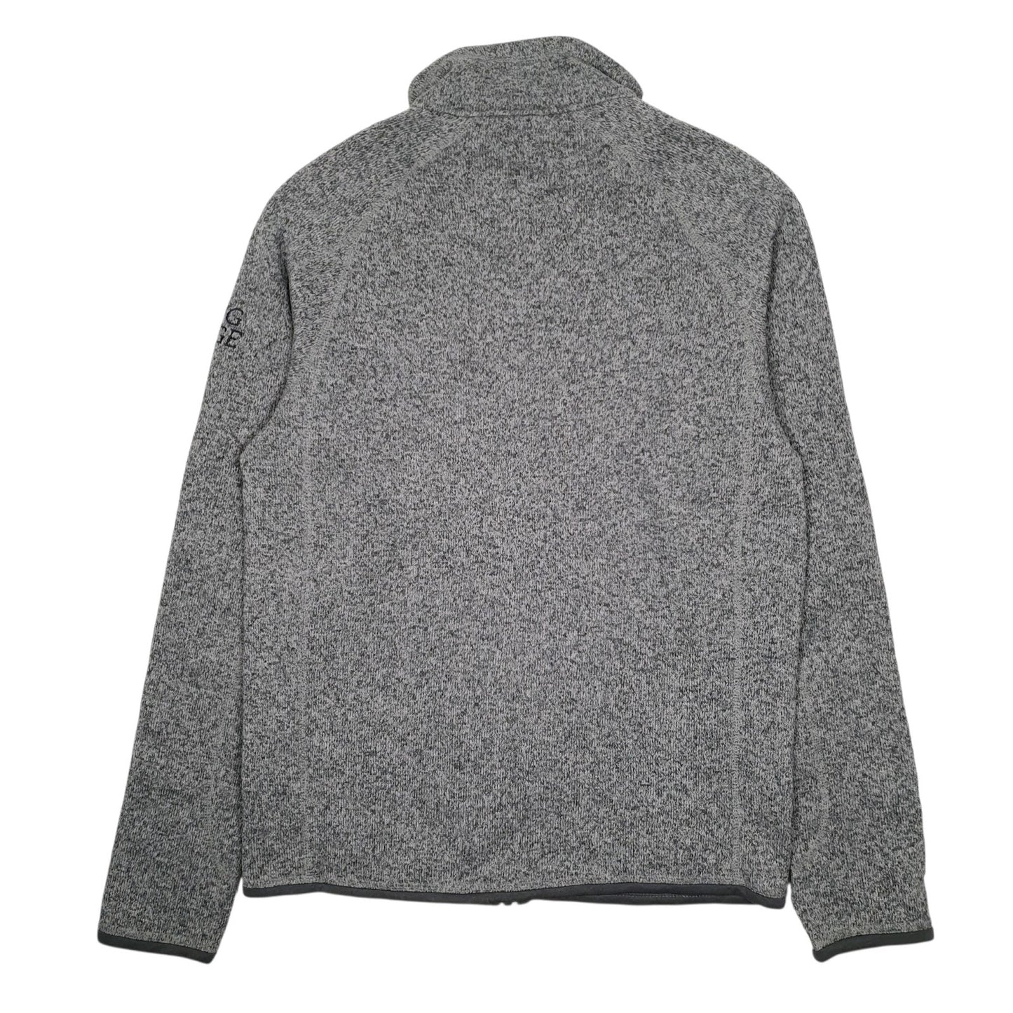 Mens Grey Patagonia Better Sweater Full Zip Jumper