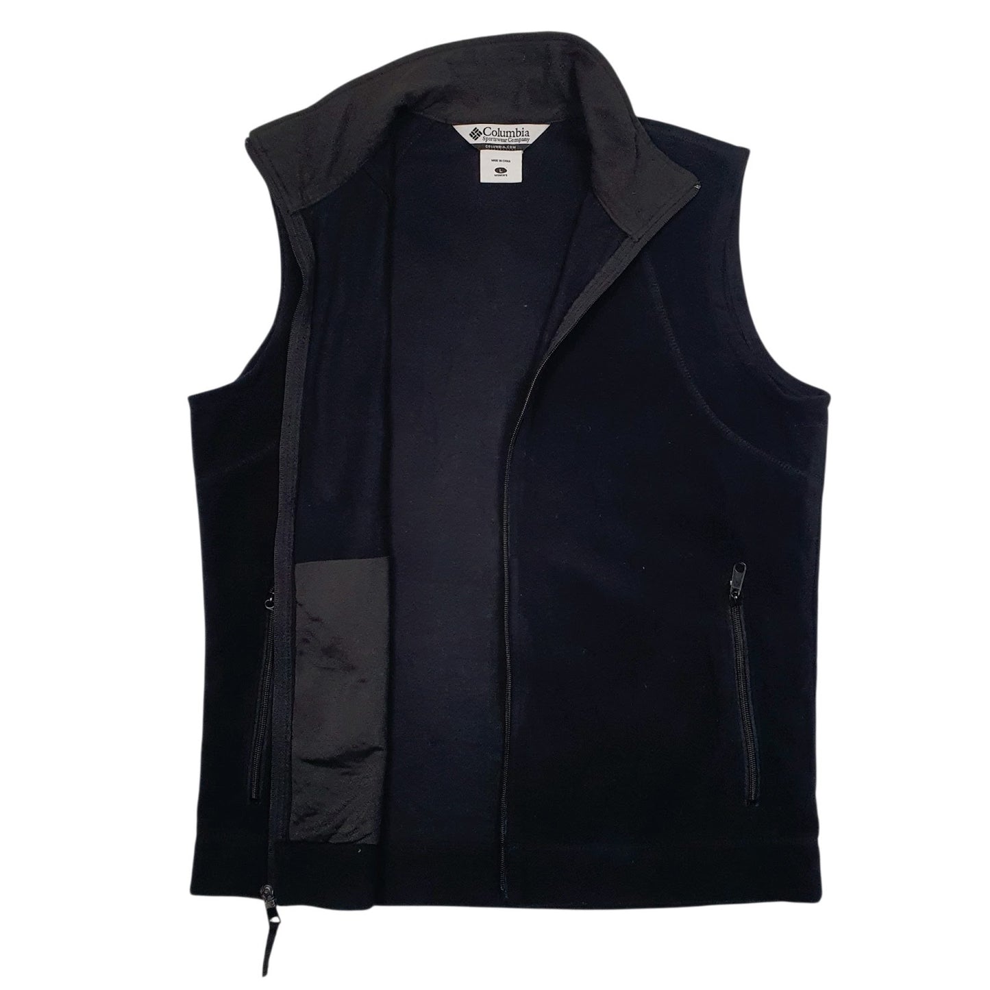 Womens Black Columbia Sportswear Company Vest Full Zip Jumper