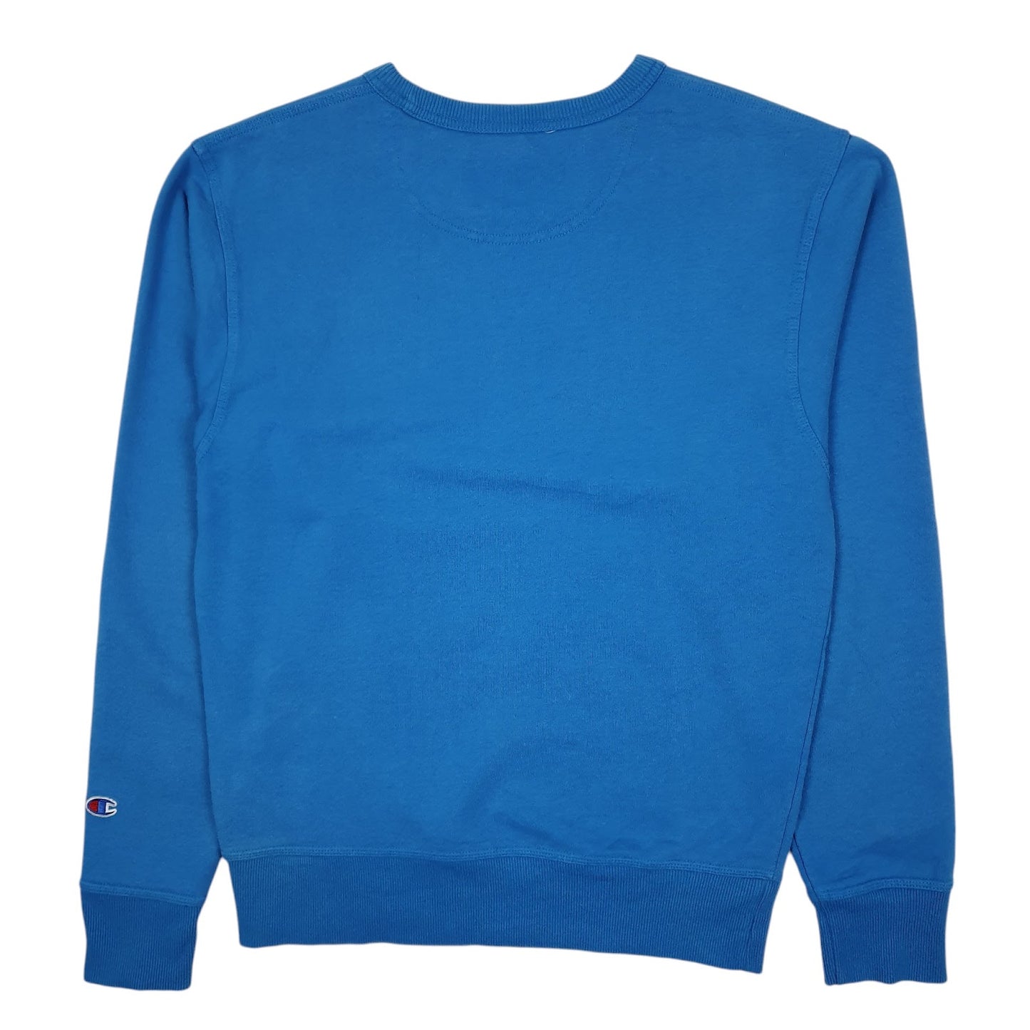 Mens Blue Champion  Crewneck Jumper