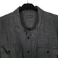 Mens Grey Eddie Bauer Thick Flannel  Shirt