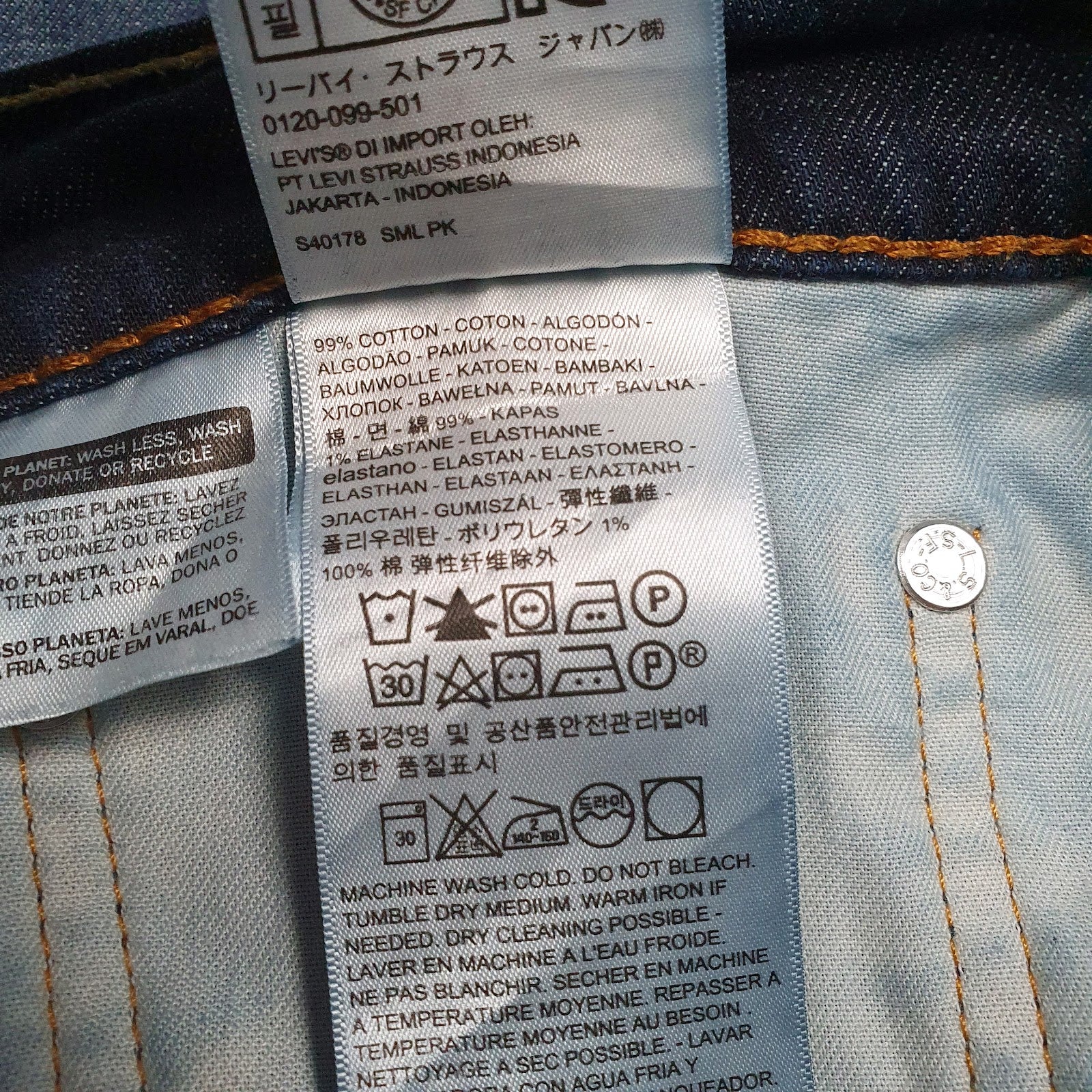 Mens Blue Levis   Jeans