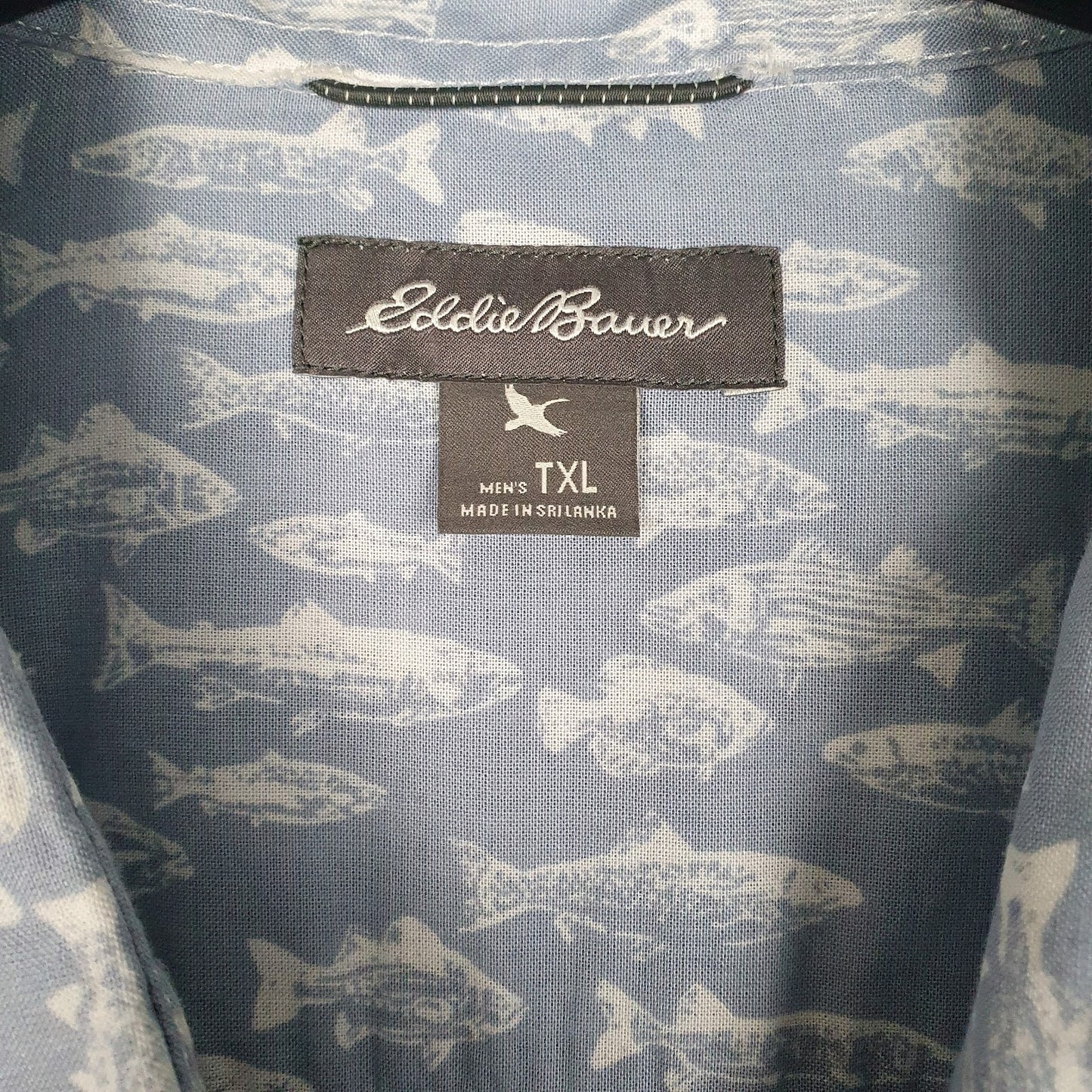 Mens Blue Eddie Bauer   Shirt