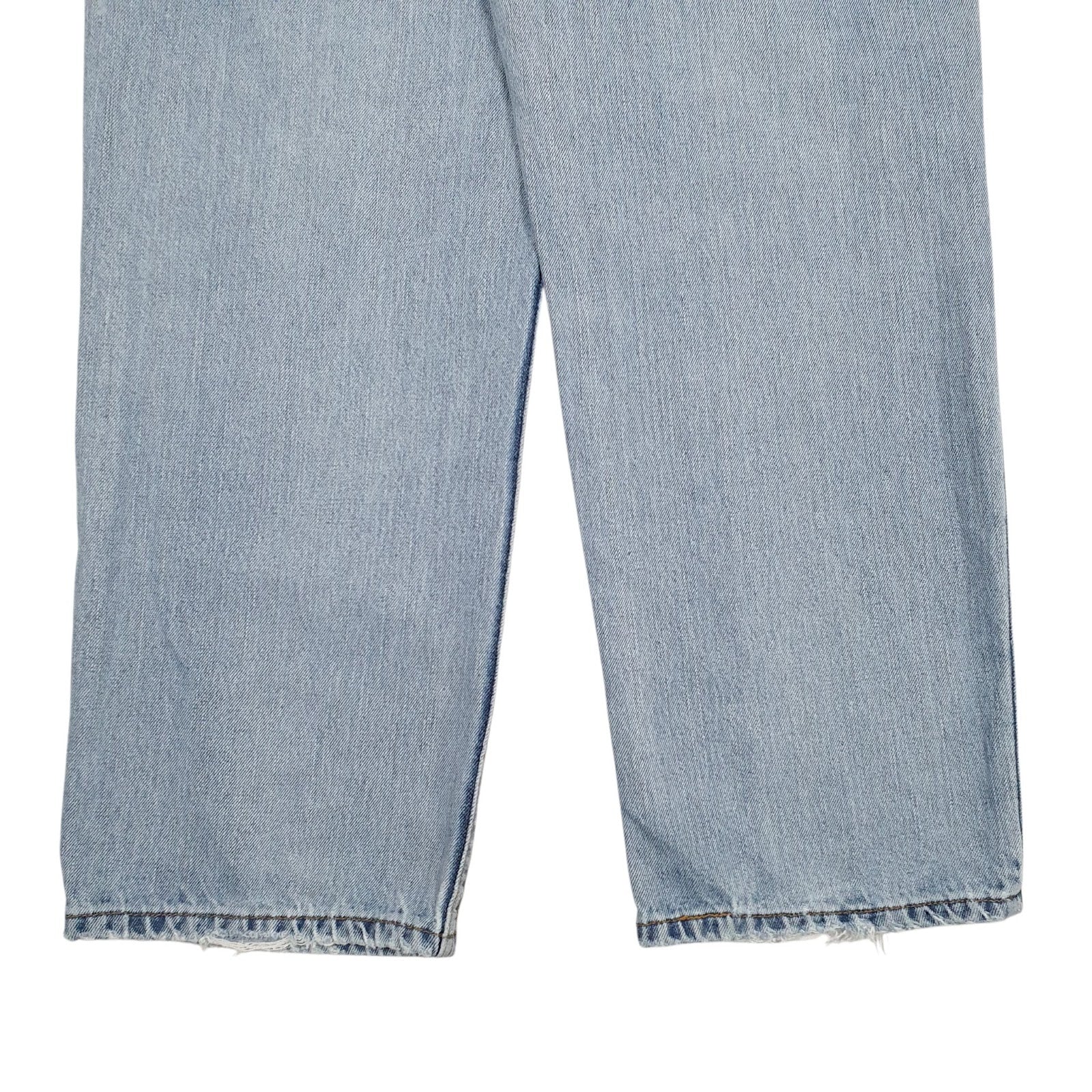 Mens Blue Levis Distressed  Jeans