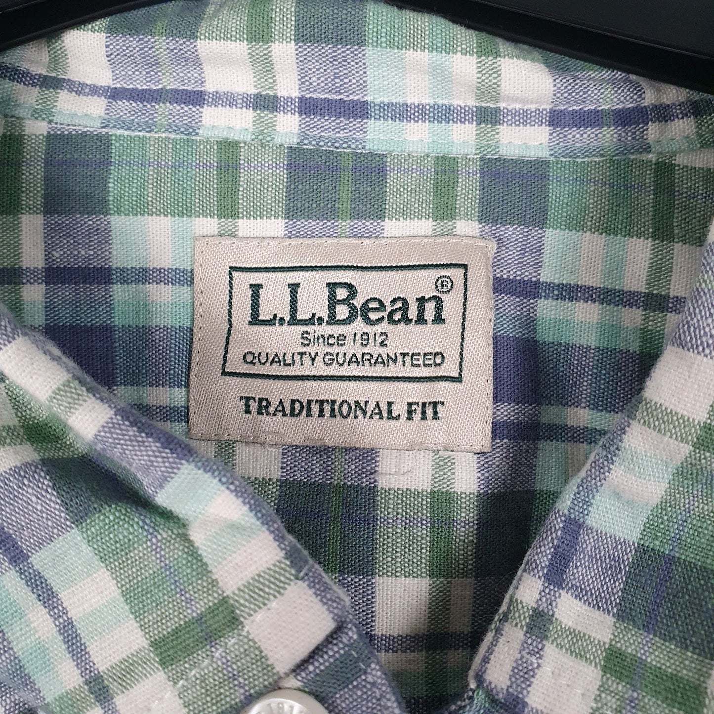 Mens Green L.L.Bean   Shirt