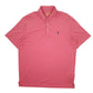 Mens Pink Polo Ralph Lauren Performance Short Sleeve Polo Shirt
