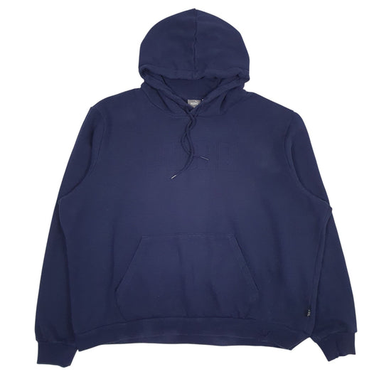 Mens Navy Puma Spellout Hoodie Jumper