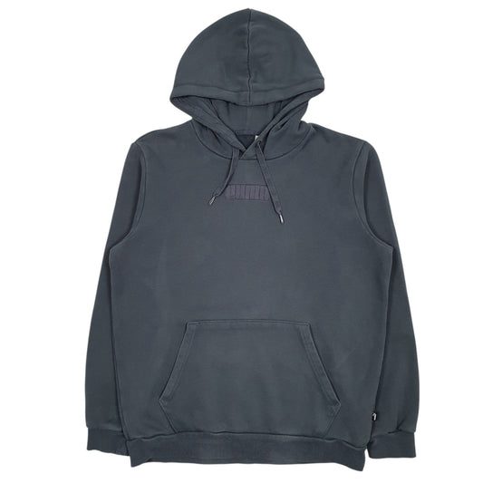 Mens Blue Puma  Hoodie Jumper