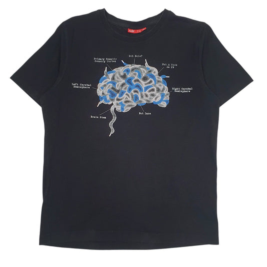 Mens Black Puma  Short Sleeve T Shirt