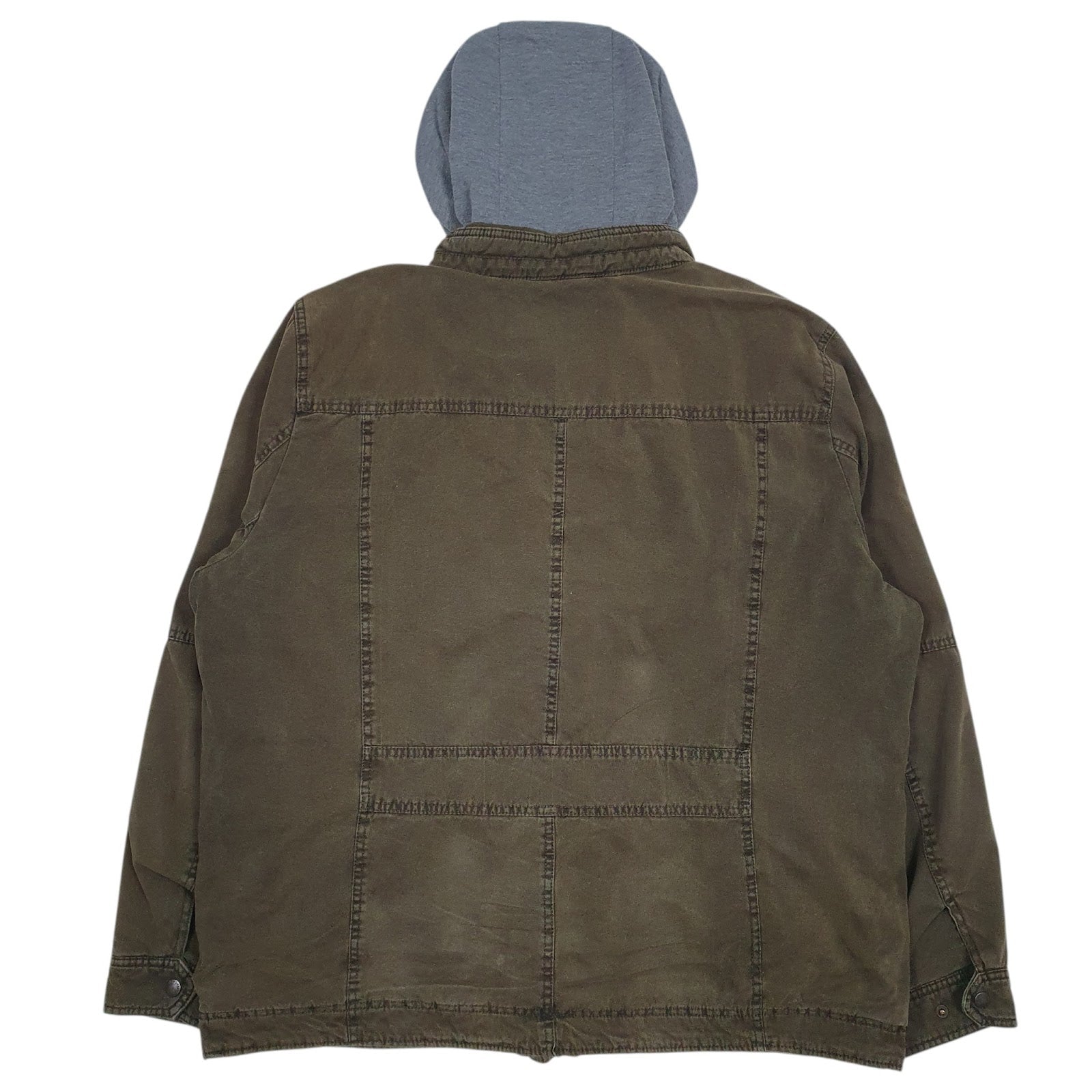 Mens Green Levis Sherpa Lined  Coat