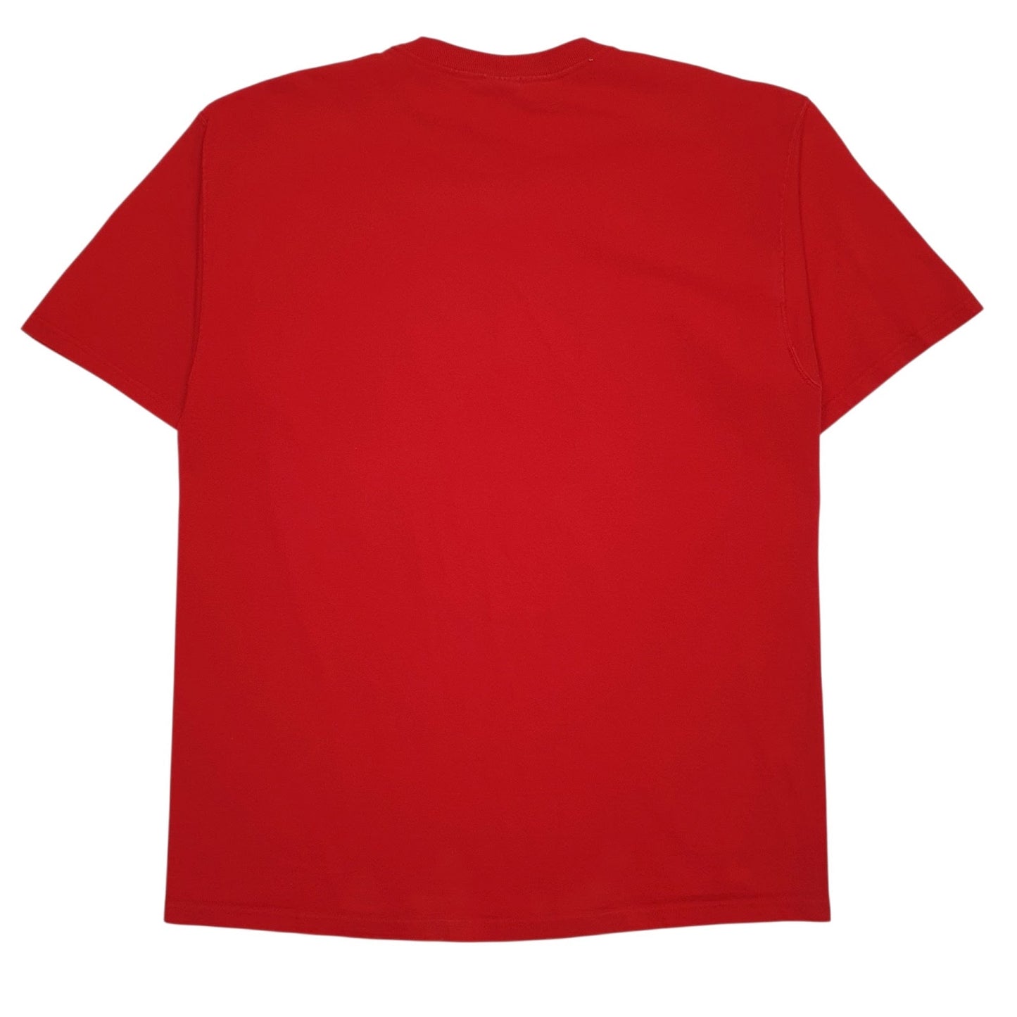 Mens Red Fruit Of The Loom East Union Basketball  T Shirt