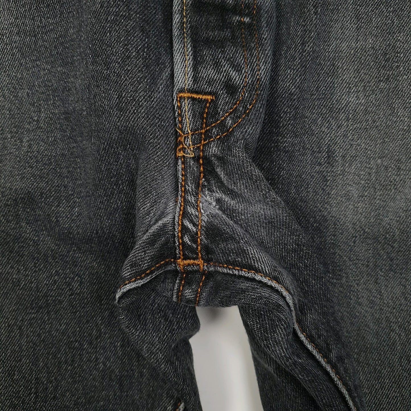Mens Grey Levis Cut Off  Shorts