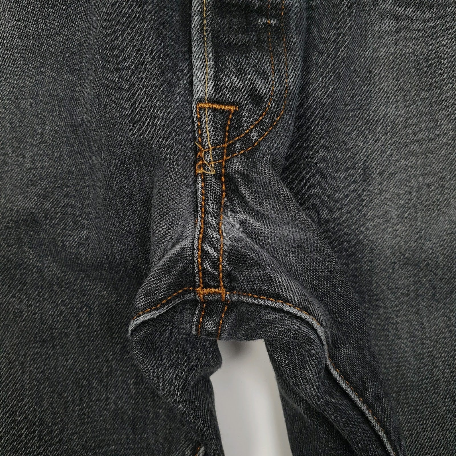 Mens Grey Levis Cut Off  Shorts