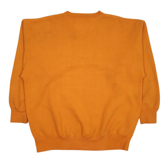 Mens Yellow Midwest Embroidery Vintage Tennessee Crewneck Jumper