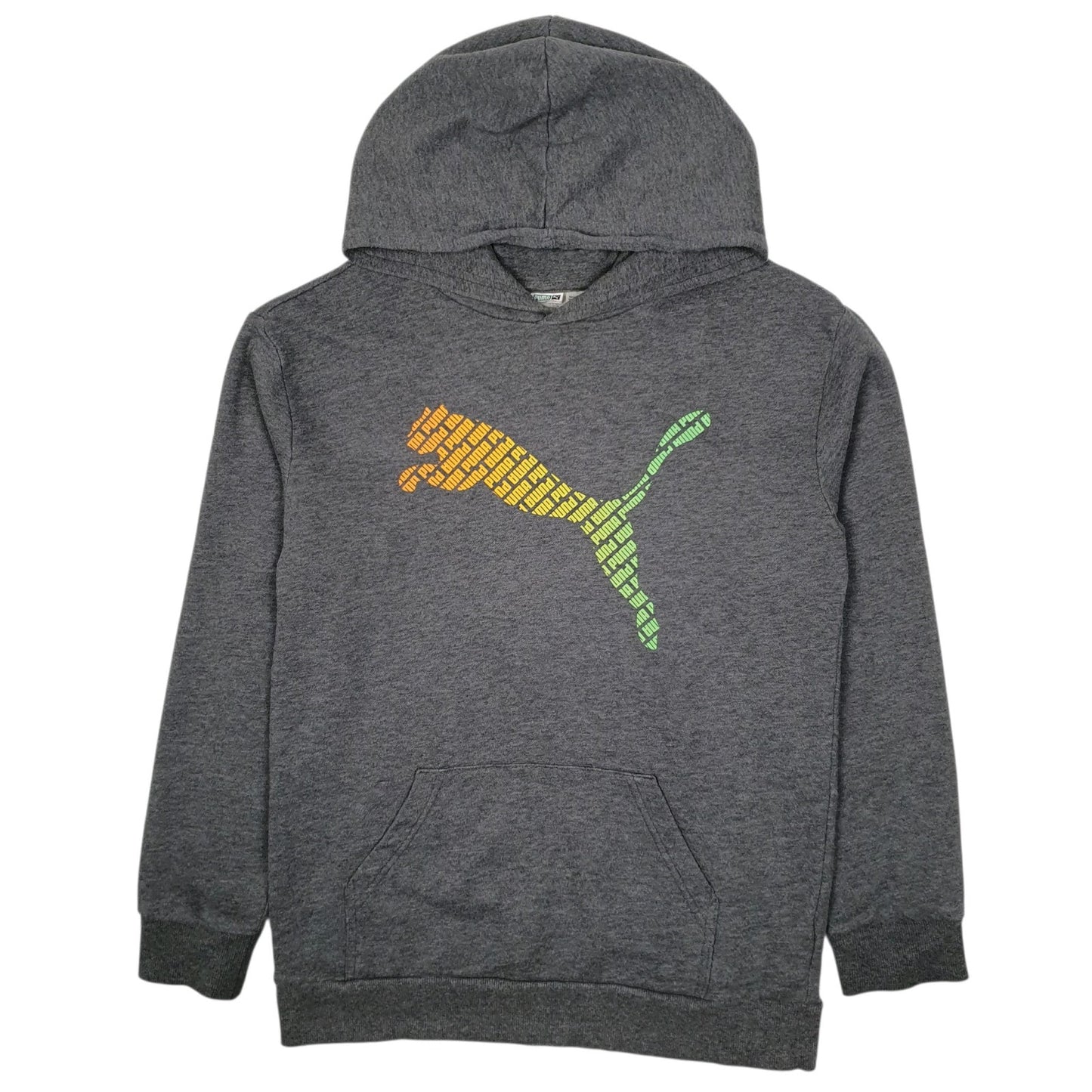 Mens Grey Puma  Hoodie Jumper