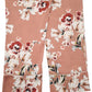 Womens Orange Zara Floral Print  Trousers