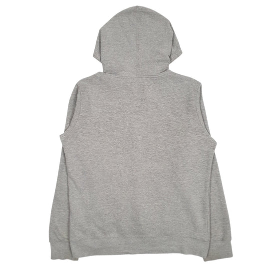 Mens Grey Champion Spellout Hoodie Jumper