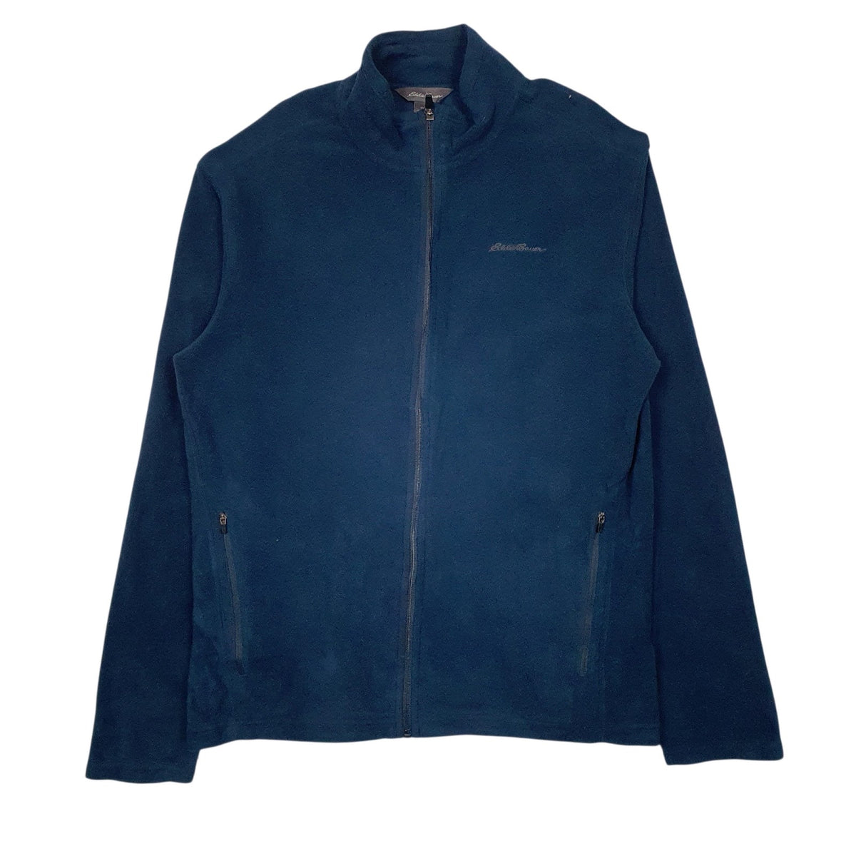 Mens Blue Eddie Bauer Polartec Full Zip Jumper