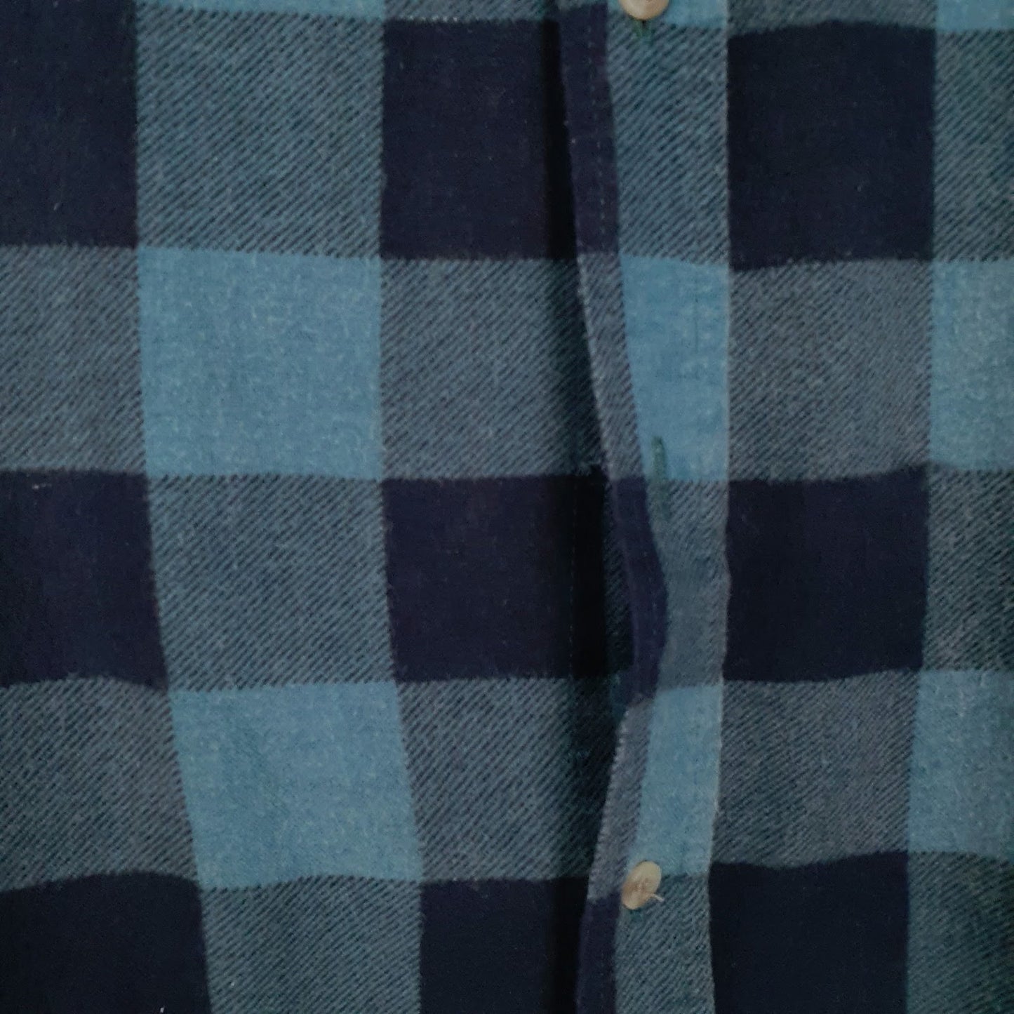 Mens Blue Ozark Trail Vintage Flannel  Shirt