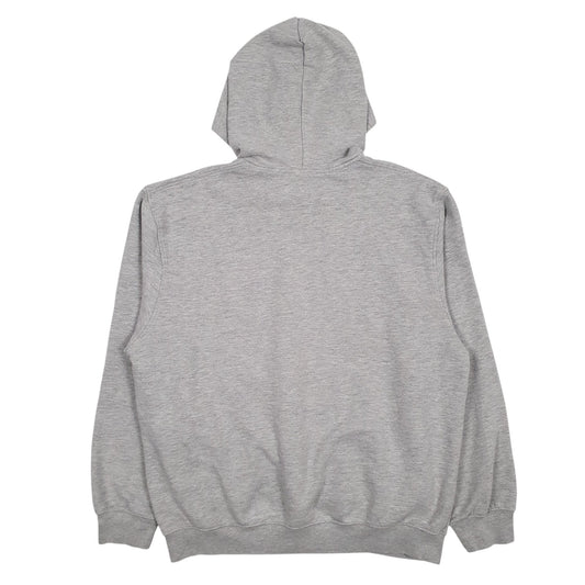 Mens Grey Nike Vintage 00s Spellout Hoodie Jumper