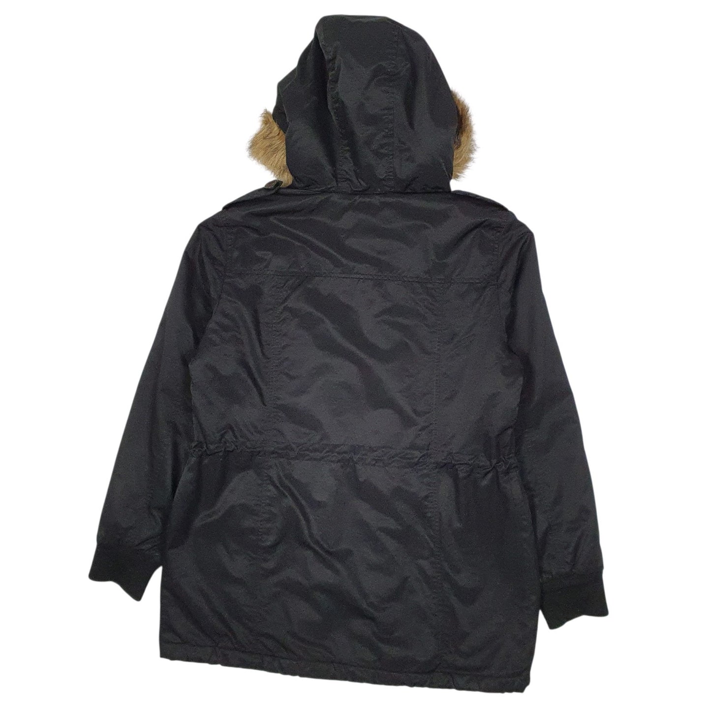 Mens Black Levis Sherpa Lined  Coat