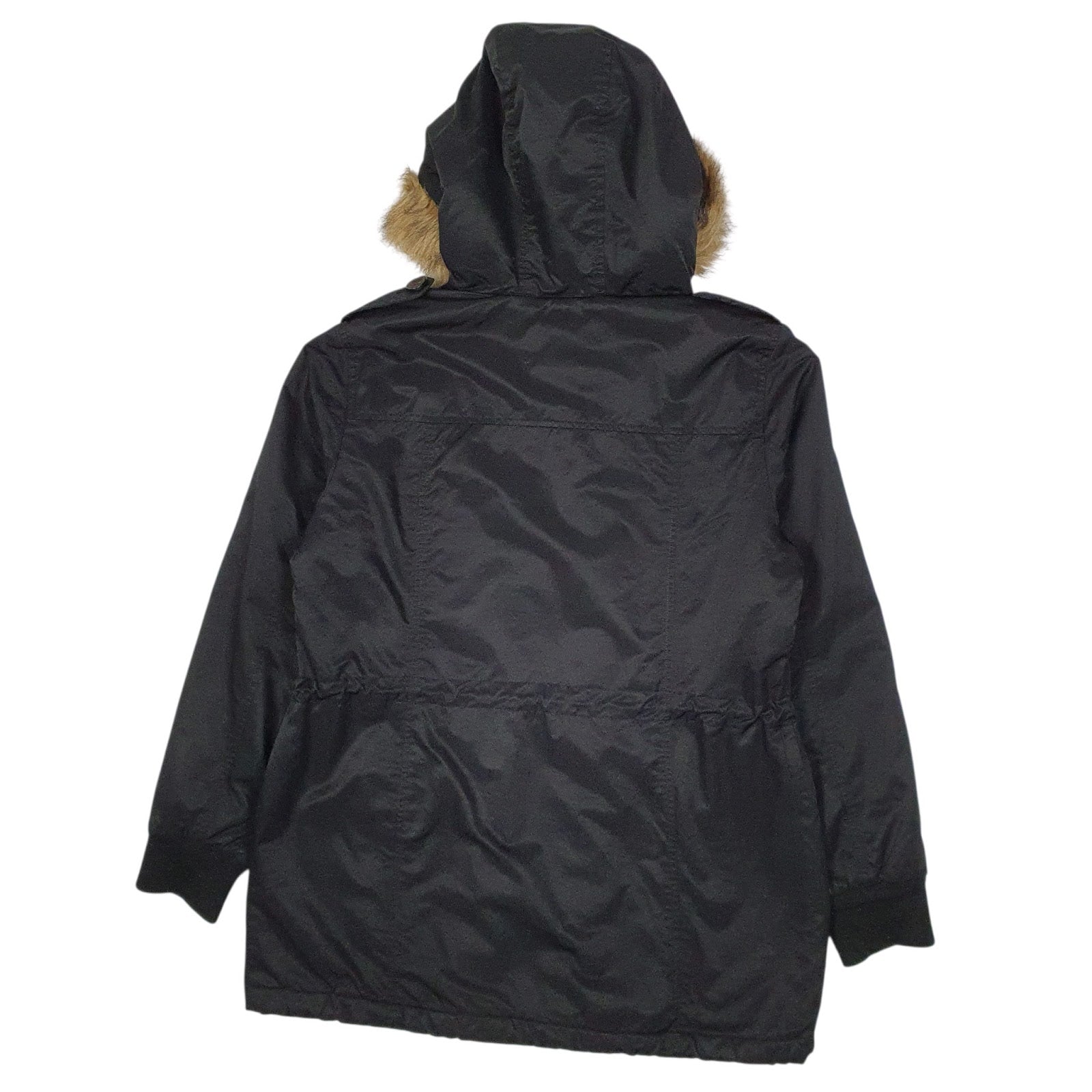 Mens Black Levis Sherpa Lined  Coat