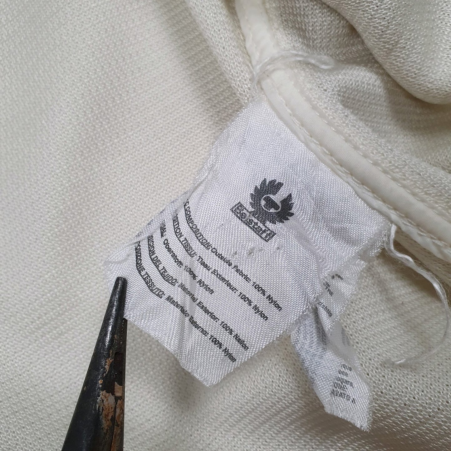 Womens Cream Belstaff Motorcycle  Coat