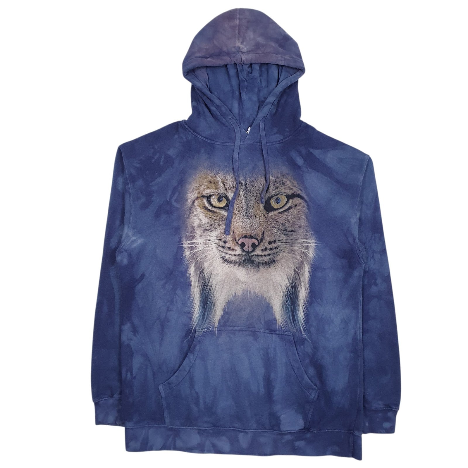 Mens Blue The Mountain  Hoodie Jumper