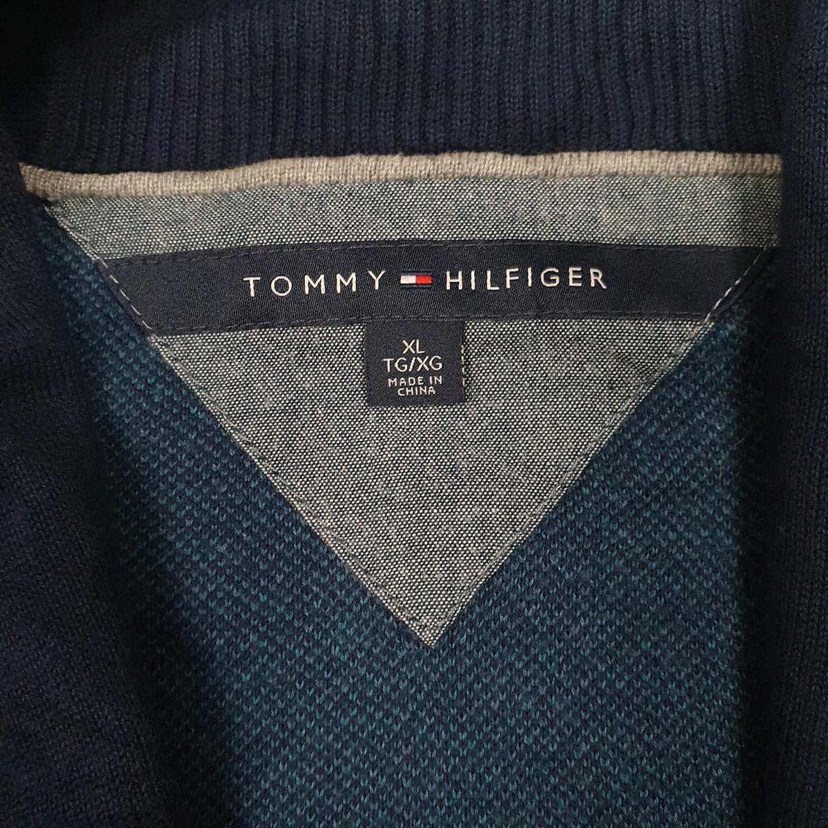 Mens Blue Tommy Hilfiger  Cardigan Jumper