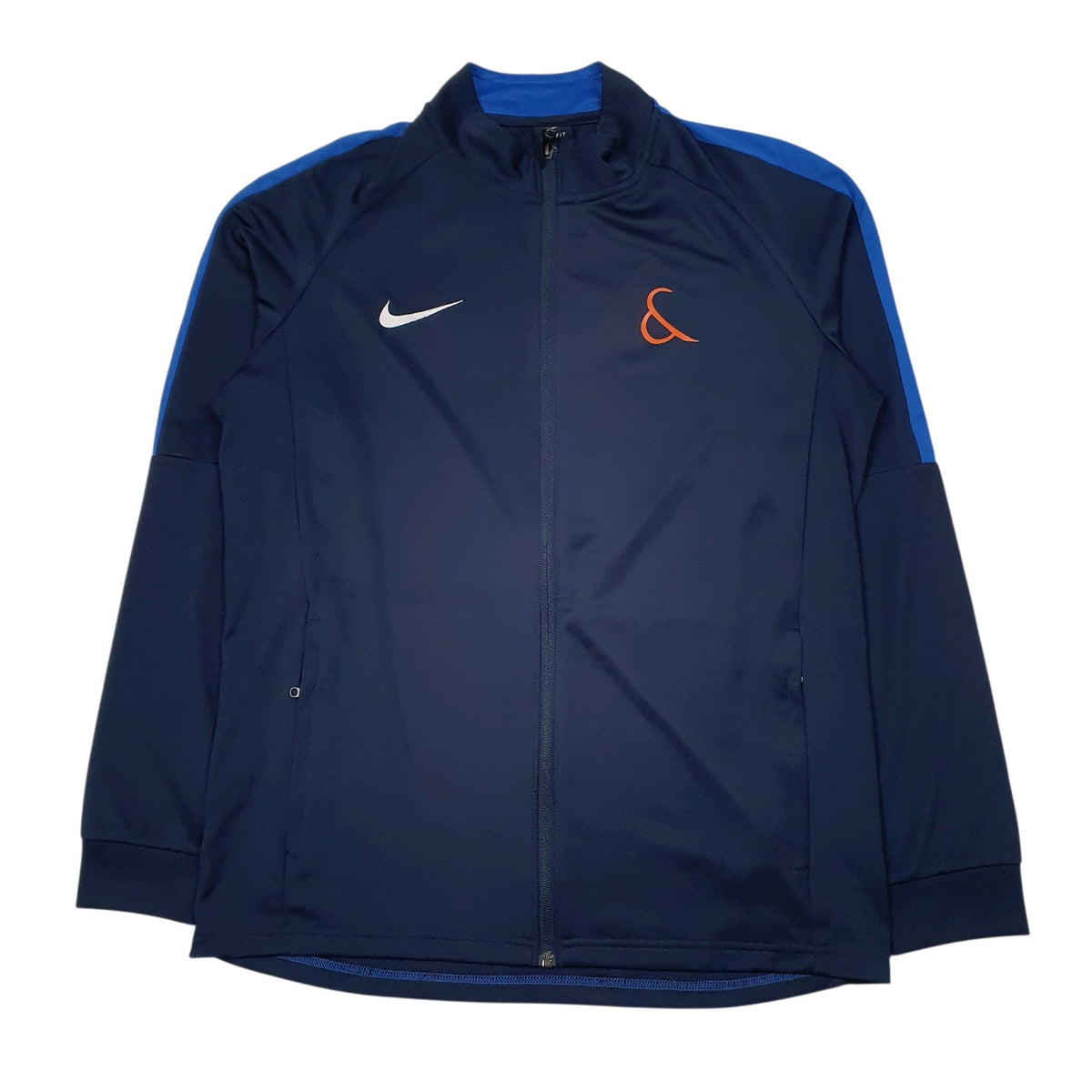 Mens Navy Nike Active Wear Dri-Fit Full Zip Jumper