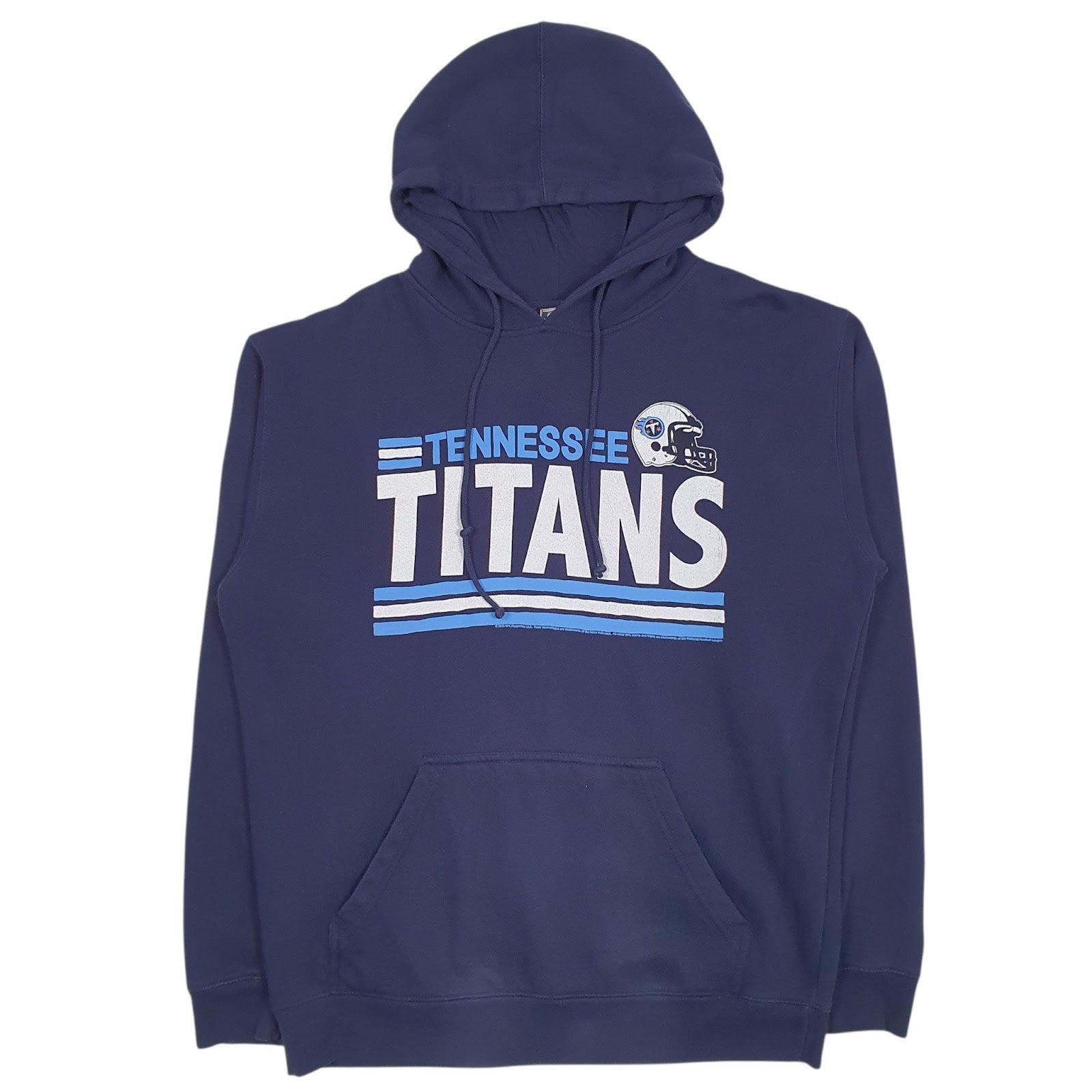 Mens Navy Junk Food NFL Tennessee Titans Hoodie Jumper