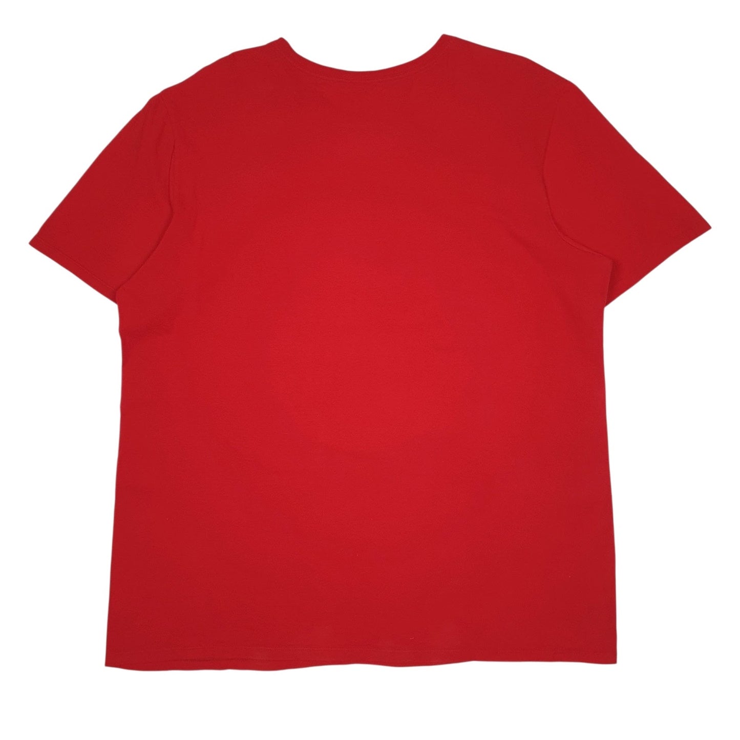 Mens Red Nike Spellout  T Shirt