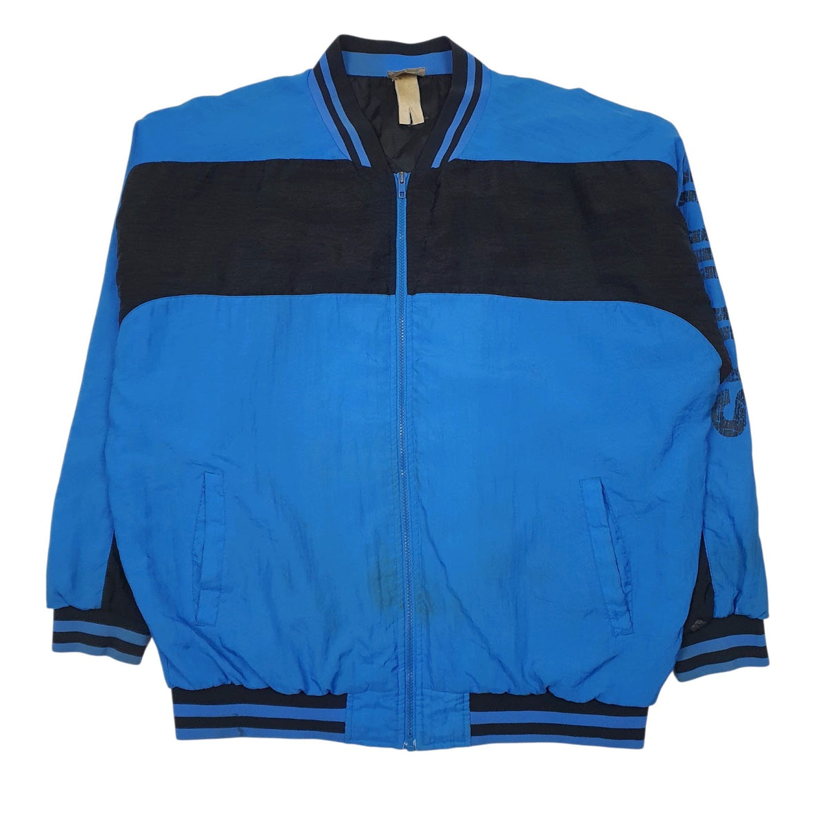 Mens Blue Adidas Vintage 90s Windbreaker  Coat