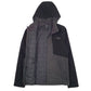 Mens Grey The North Face Padded Crewneck Coat