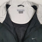 Mens Black Nike Vintage 2000s Crewneck Coat