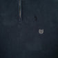 Mens Navy Chaps  Quarter Zip Jumper