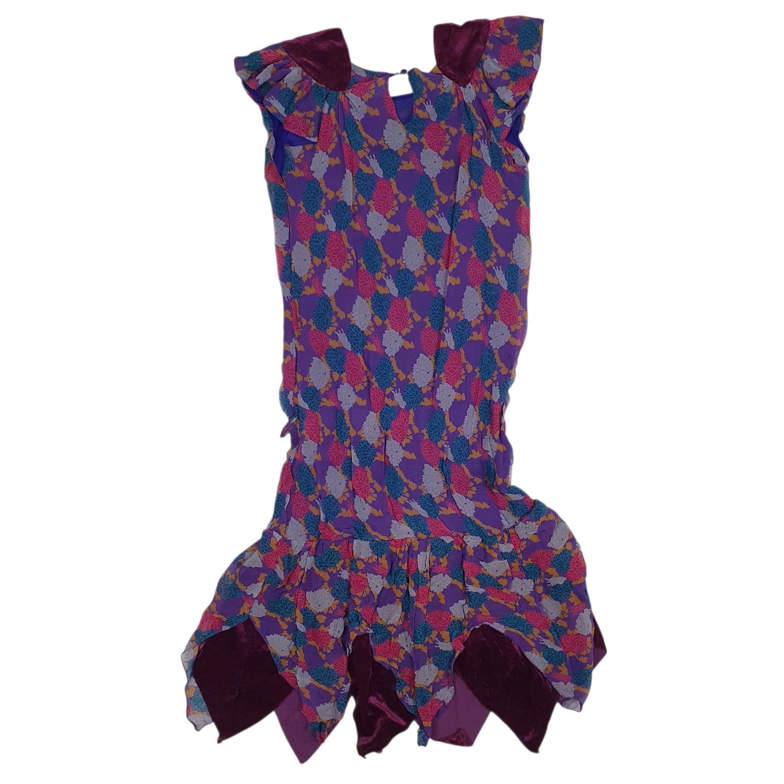 Womens Purple Unbranded  Sleeveless Dress