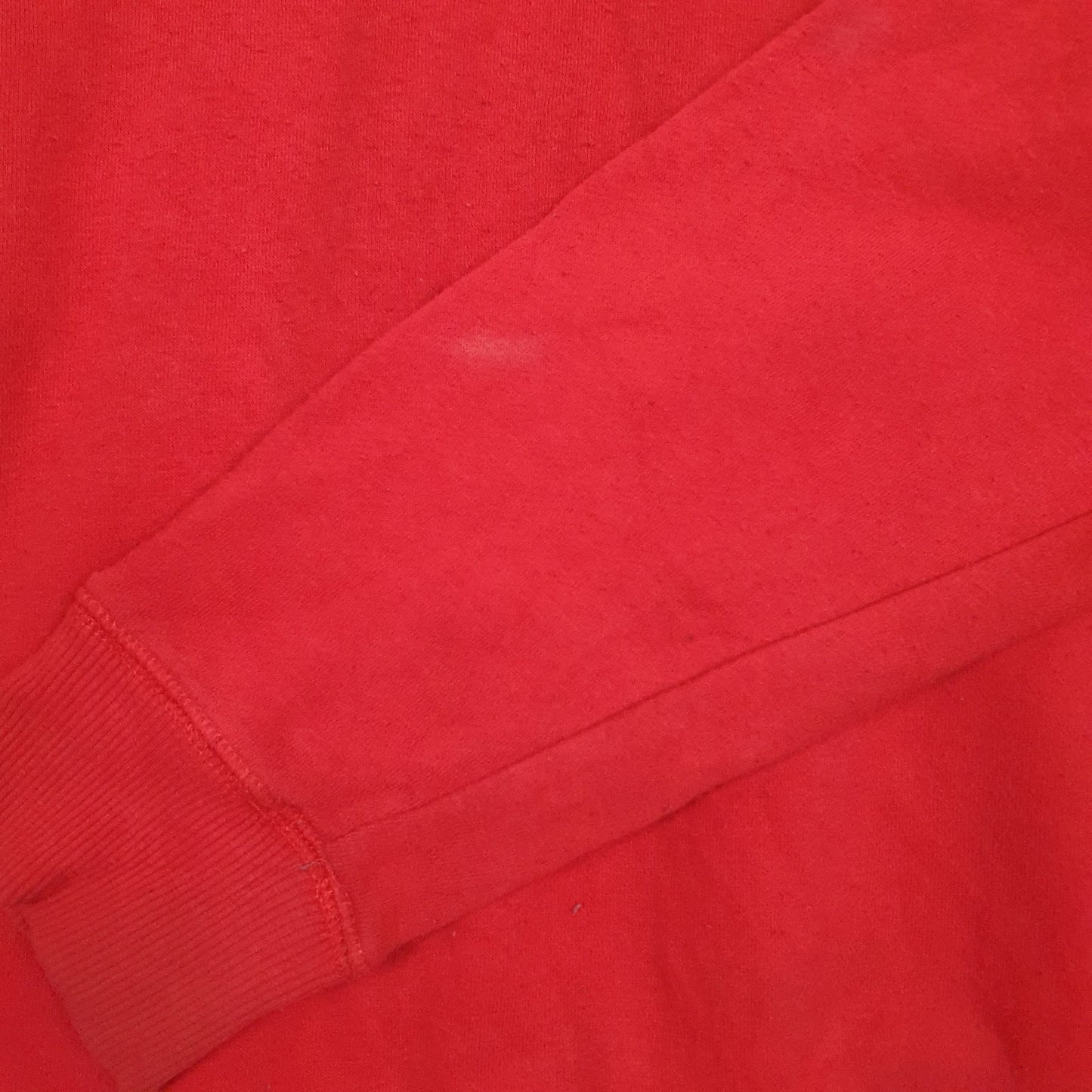 Womens Red Champion Spellout Hoodie Jumper