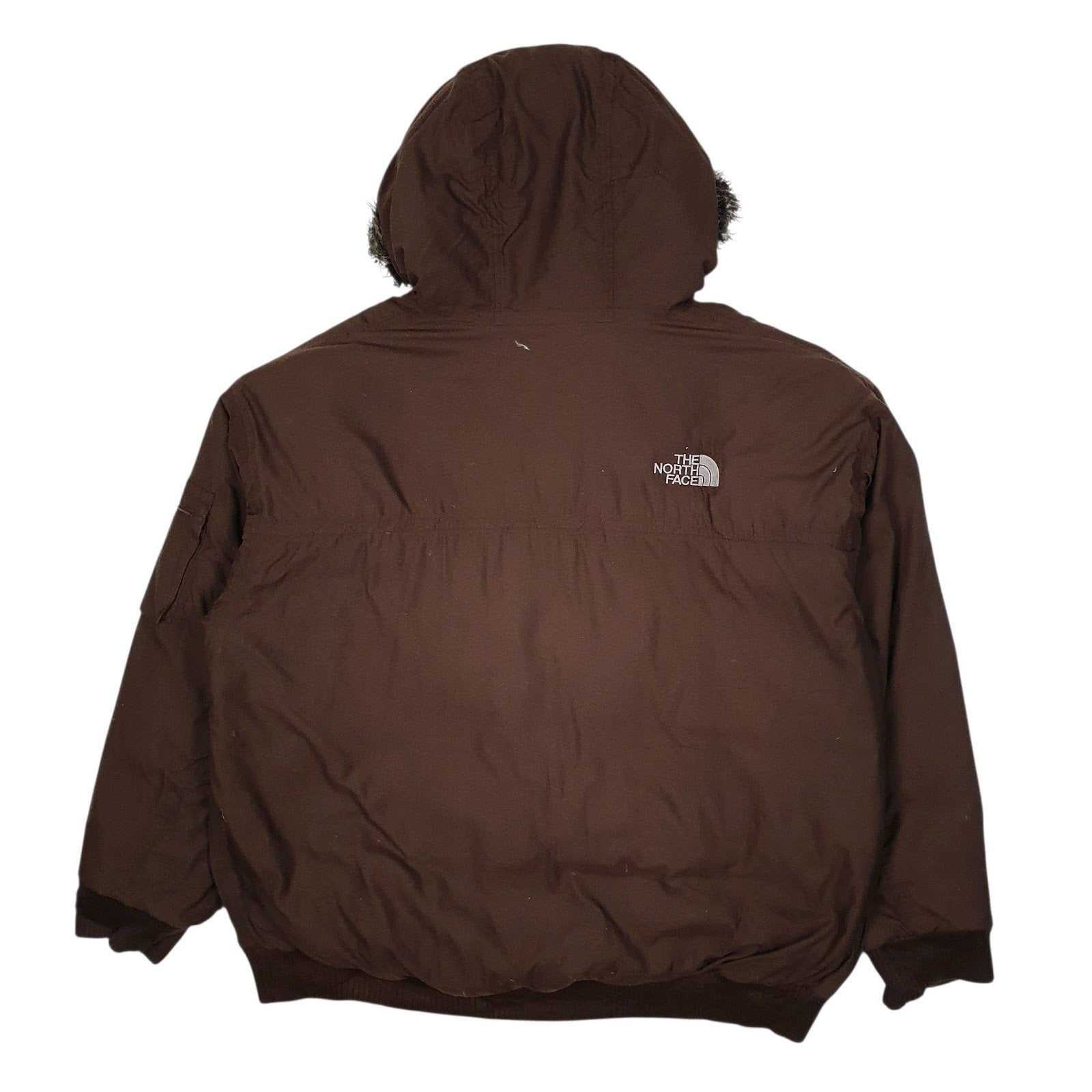 Mens Brown The North Face Parka Artic  Coat